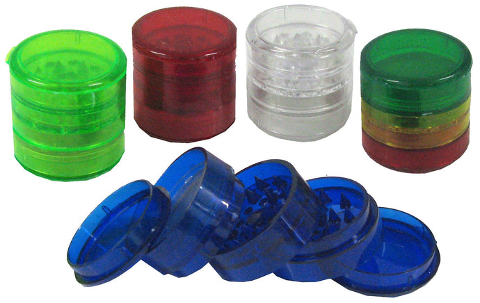 Coloured Acrylic 5 Part Grinder 45mm