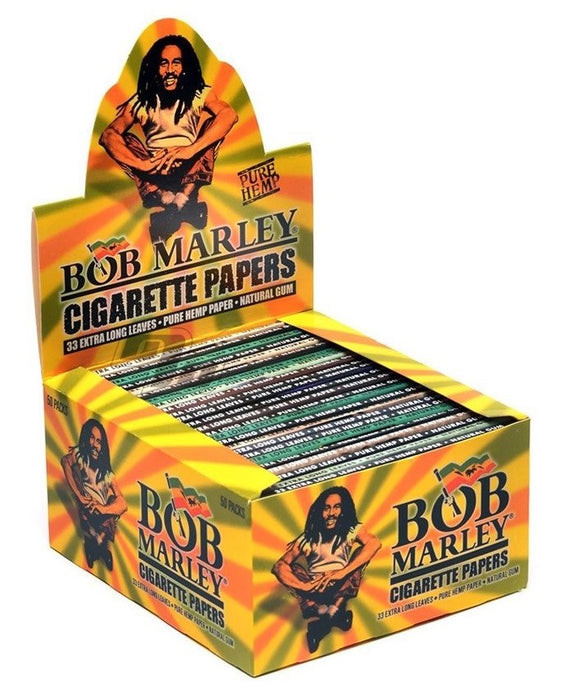 Bob Marley Kingsize Slim Papers (Box of 50 Packs)