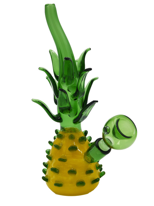 Pineapple shape glass bong