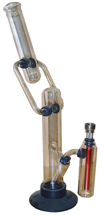 Glass Mad Scientist Multi Chamber Bong 38cm
