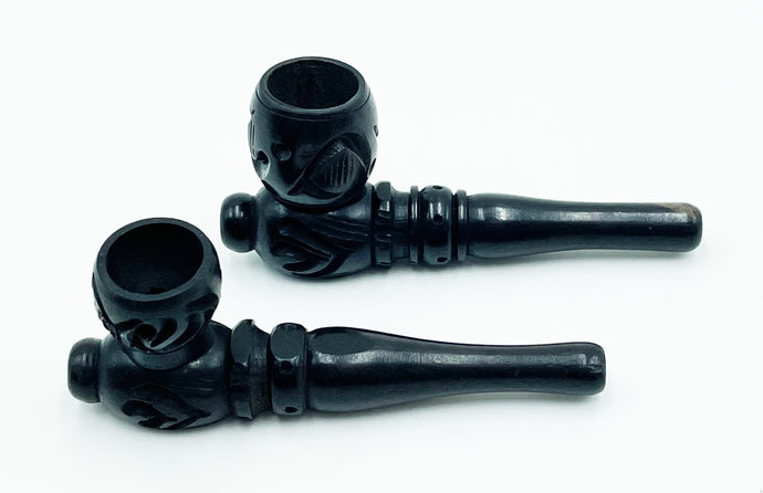 3 Wooden Pipe with Bowl (BLACK WOOD)
