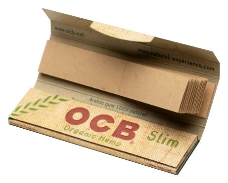 OCB Organic Hemp Slim Papers  Tips ( box of 32)