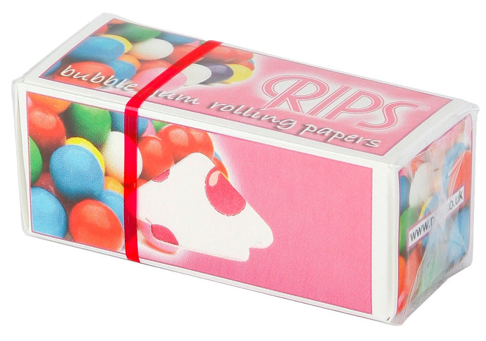 Bubblegum Flavour Rips Rolling Papers (Box of 24 Packs)