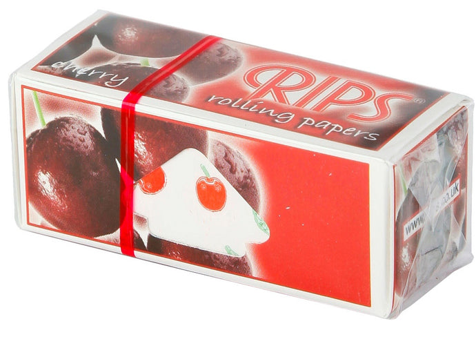 Cherry Flavour Rips Rolling Papers (Box of 24 Packs)