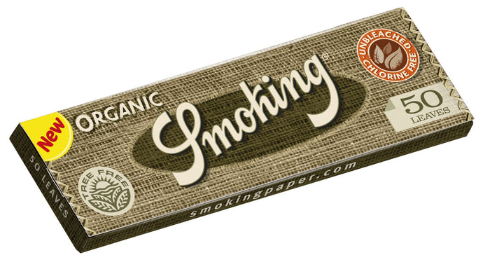 Smoking Organic Medium 1 14  (Box of 25 Packs)