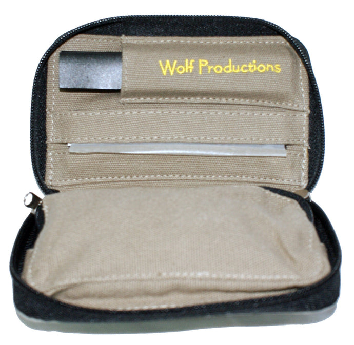 Wolf Medium Hemp Rolling Kit GREY (14cm x 9cm x 25cm)