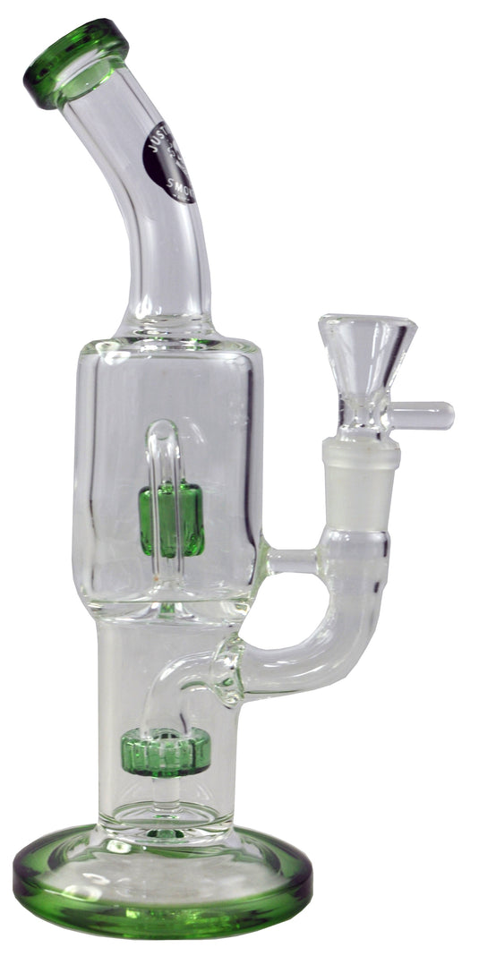 Glass 22cm  Bong Green